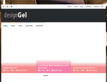 Tablet Screenshot of designgel.ca